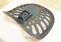 Vtg antique Milwaukee cast iron tractor seat farm implement machinery