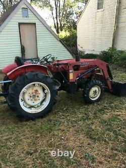 Yanmar 3110D compact 4x4 tractor with loader