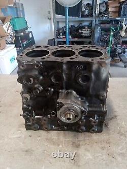 Yanmar 3TNA72 UJ3 Diesel Engine Engine Block AM876419 John Deere Utility Tractor