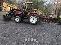 Yanmar F24d Diesel 28 Hp farm tractor 4 x 4 With High Lift And Pto