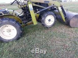 Yanmar YM155 tractor loader 4x4 15 hp diesel gear used compact Mitsubishi