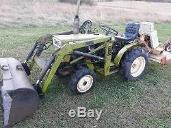 Yanmar YM155 tractor loader 4x4 15 hp diesel gear used compact Mitsubishi